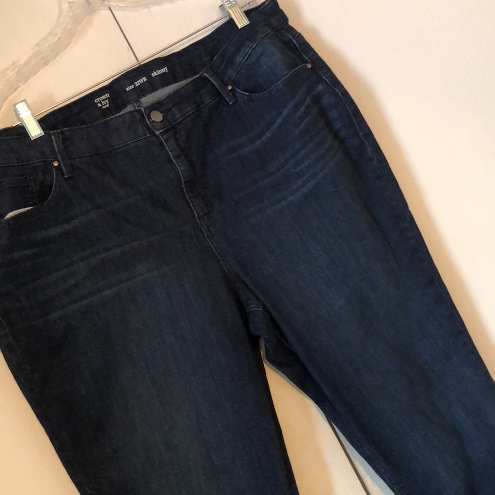 Woman’s 22 wide regular skinny jeans